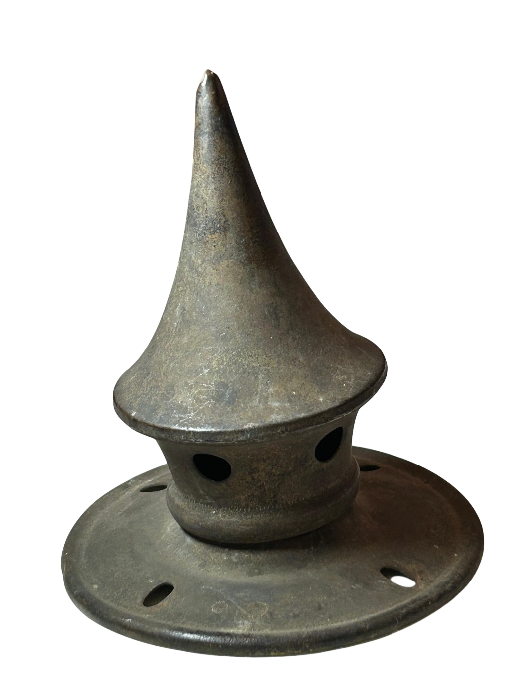 Pickelhaube à pointe fixe M1895 en laiton patiné