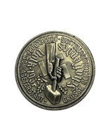 Great Reich Exhibition Düsseldorf "Creative People" – Schlageter City 1937 Badge