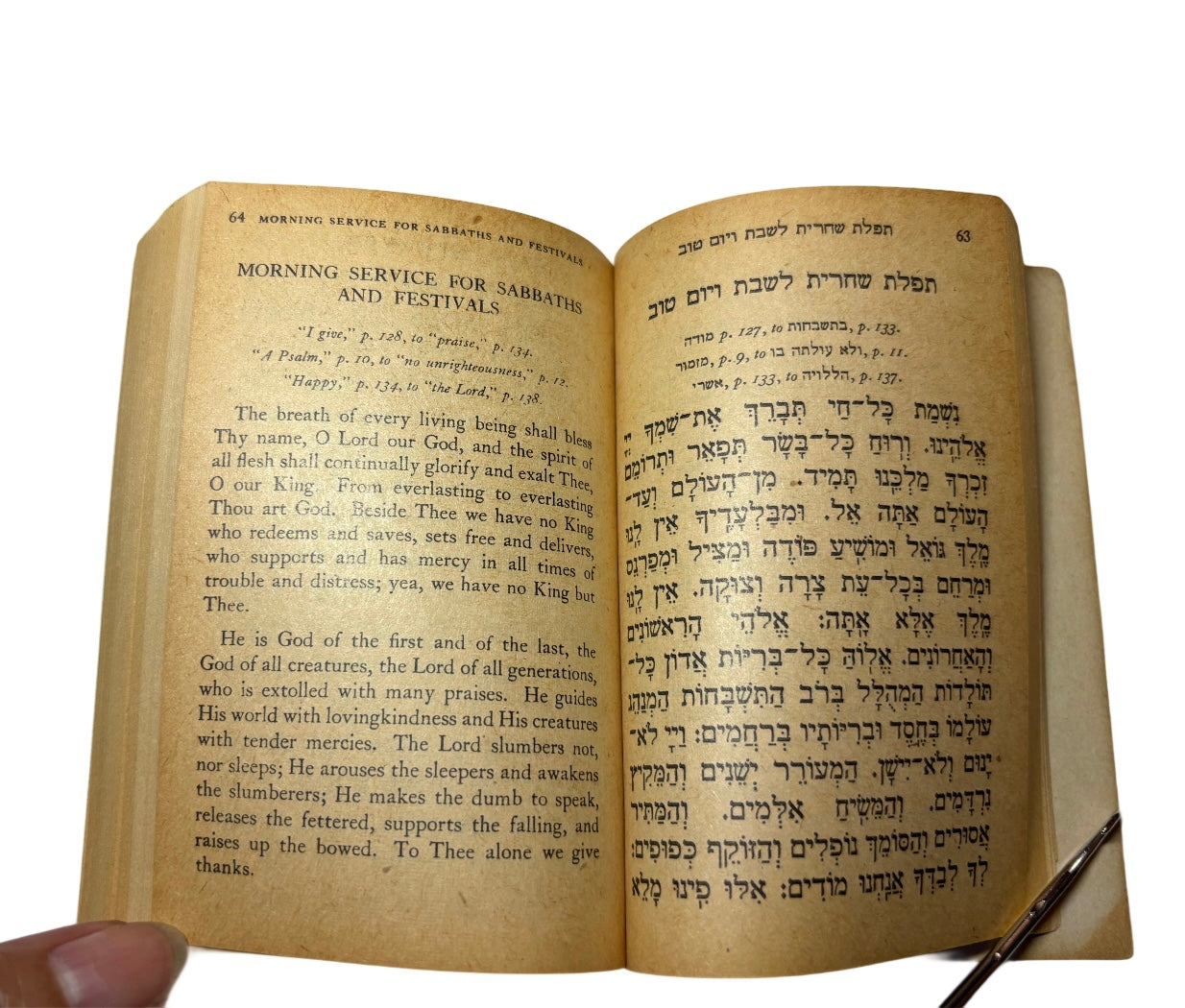 WW2 US Army Jewish Prayer Book
