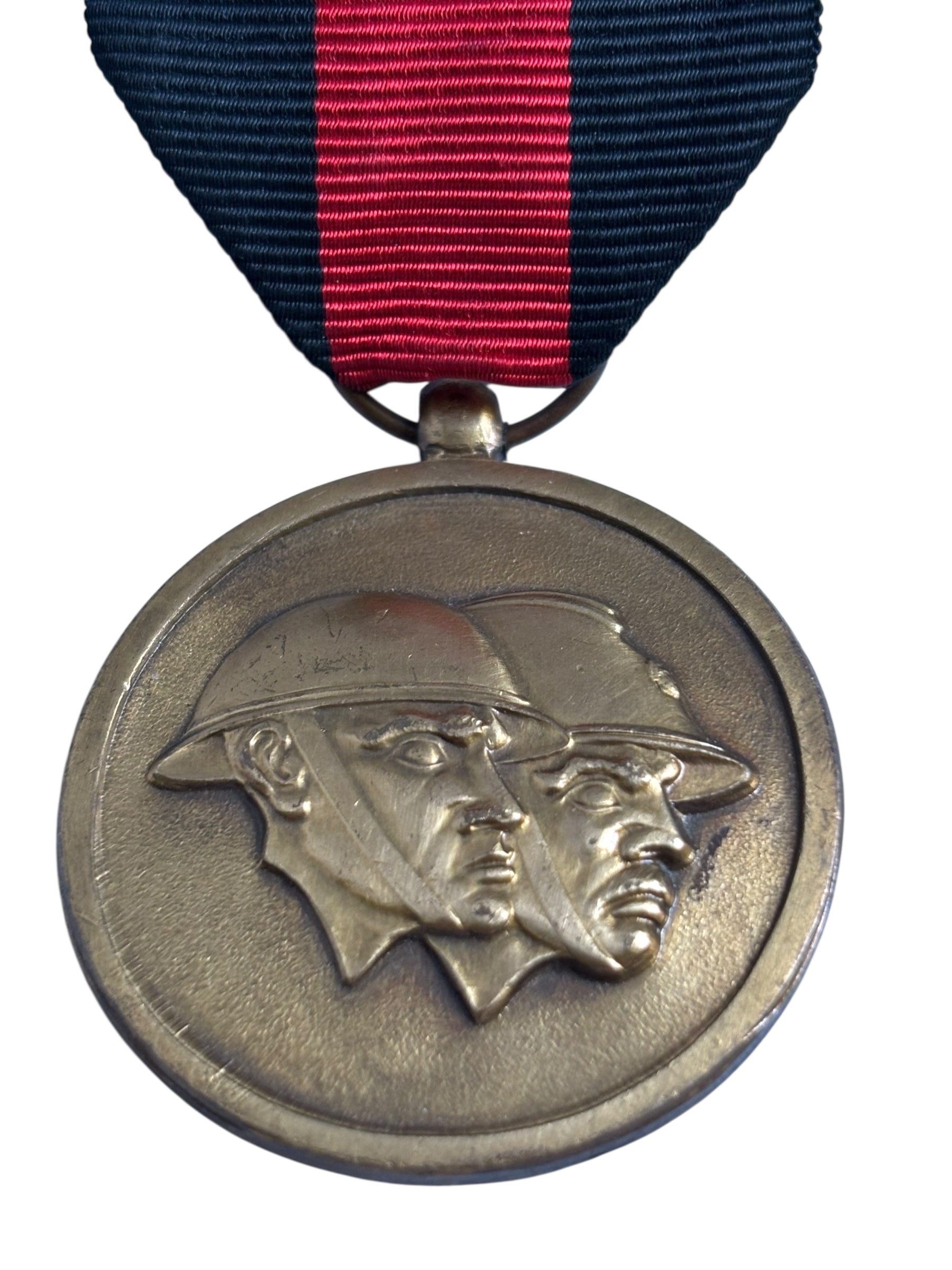 Belgische oud-strijdersmedaille met speld F.N.C.