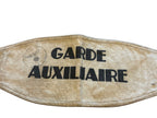 Rare WWII Auxiliary Guard armband - Vichy period