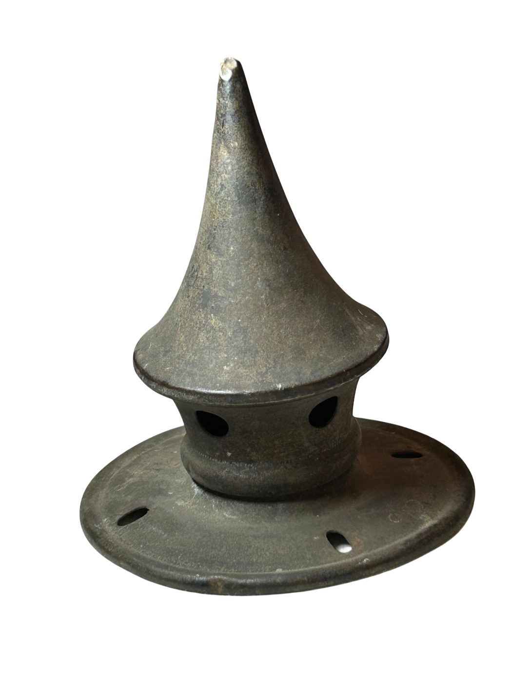 Pickelhaube à pointe fixe M1895 en laiton patiné