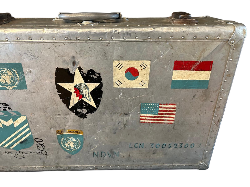 Rare Korean War GI Case - Hand Painted