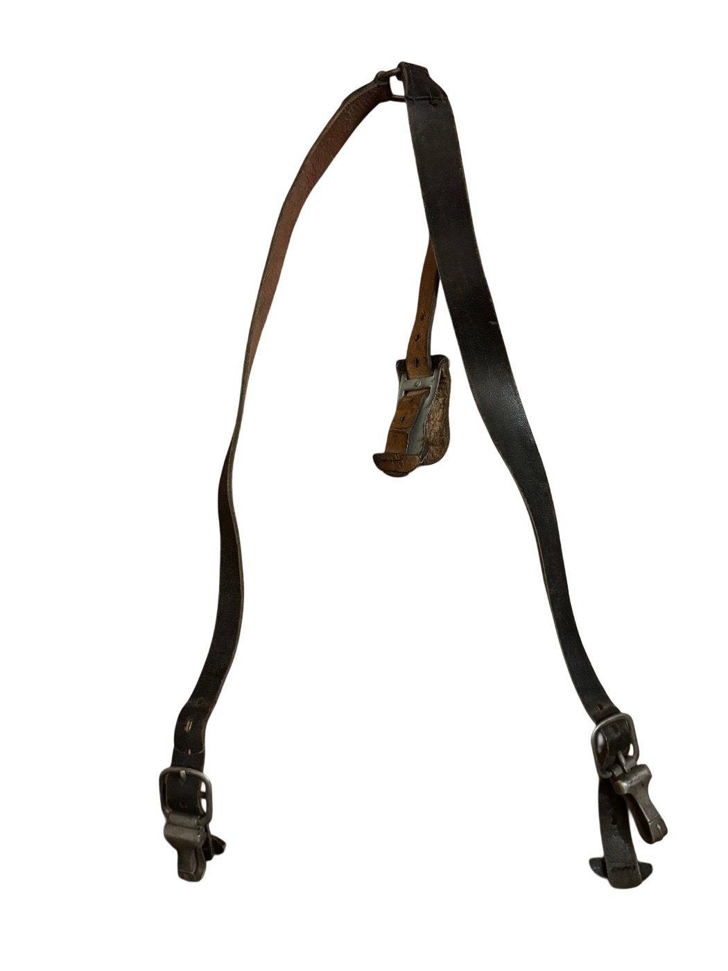 Sangle en Y en cuir Fallschirmjäger