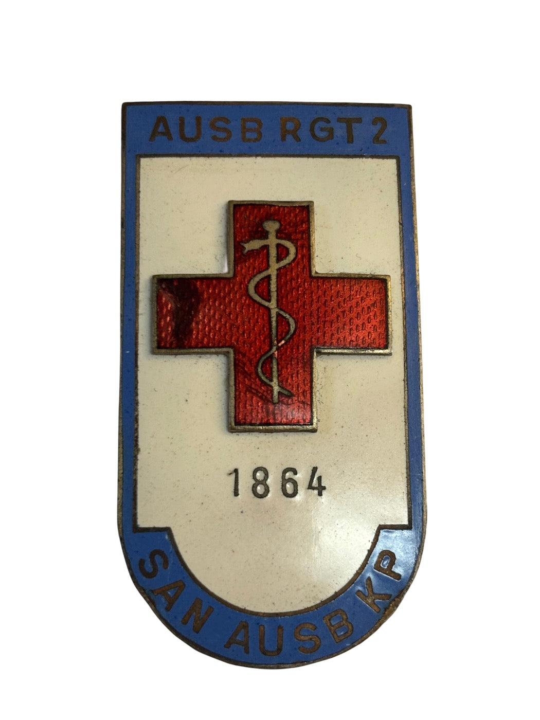Zeldzaam Oostenrijks medisch opleidingsinsigne - Opleidingsregiment 2
