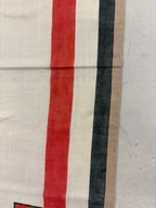 Uniek zeldzaam WO1 handgeschilderd herdenkingsvaandel linnen 2 x 2,15 M