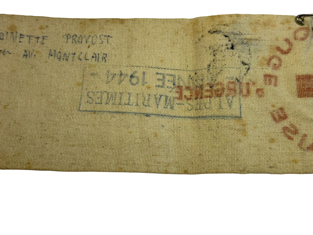 French Red Cross armband WWII dated