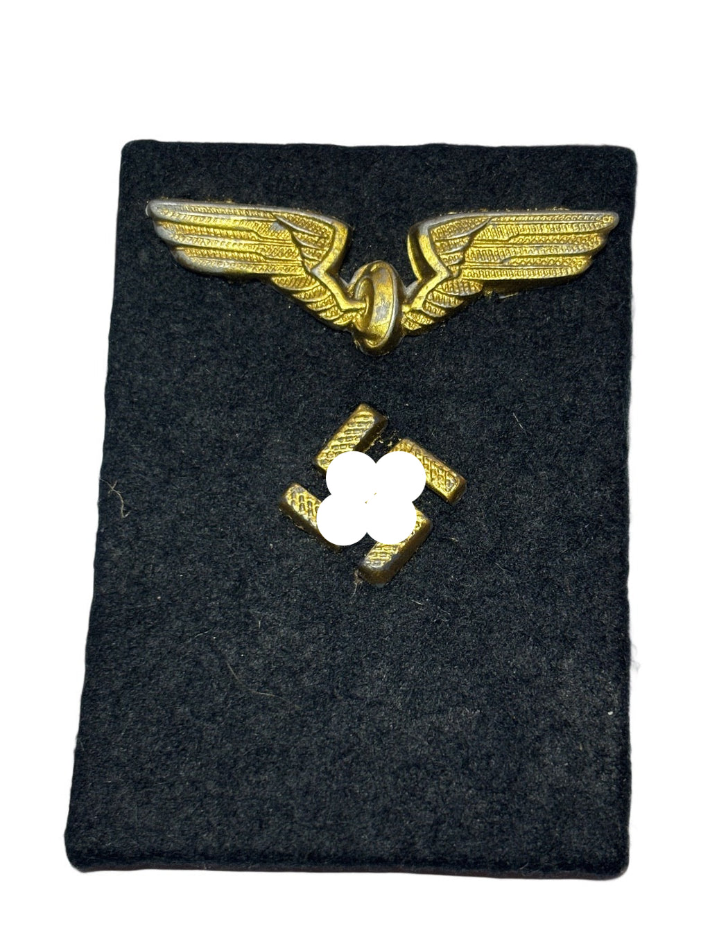 Original German Reichsbahn Collar Tabs - Worker