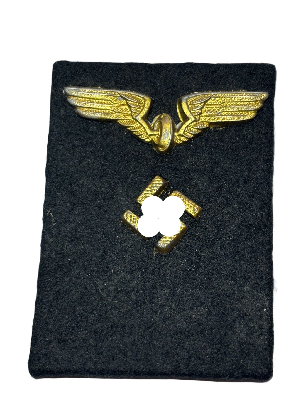 Original German Reichsbahn Collar Tabs - Worker