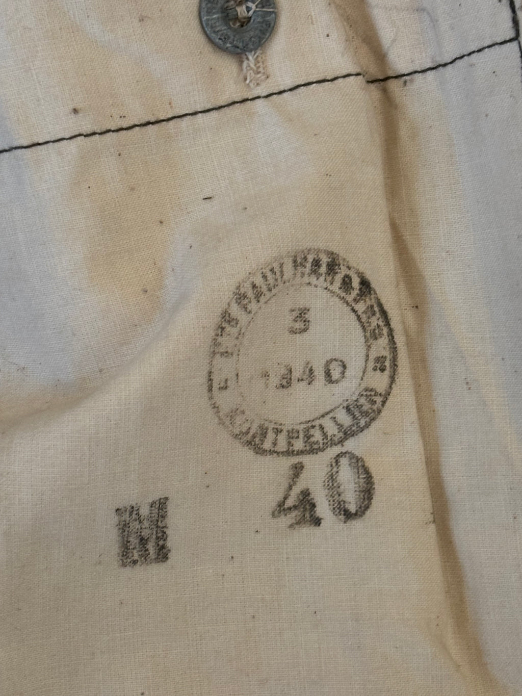 Zeldzame Originele Franse Leger Demobilisatiejas uit 1940