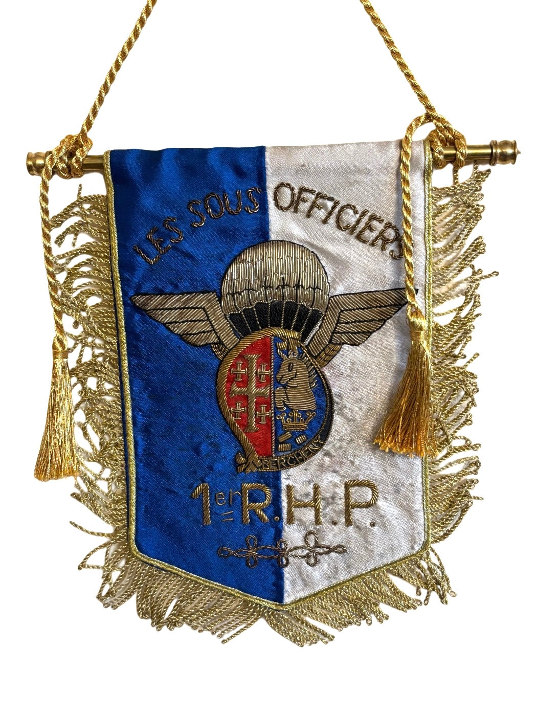 Frans militair vaantje 1er RHP - Sous-Officiers - Parachutisten