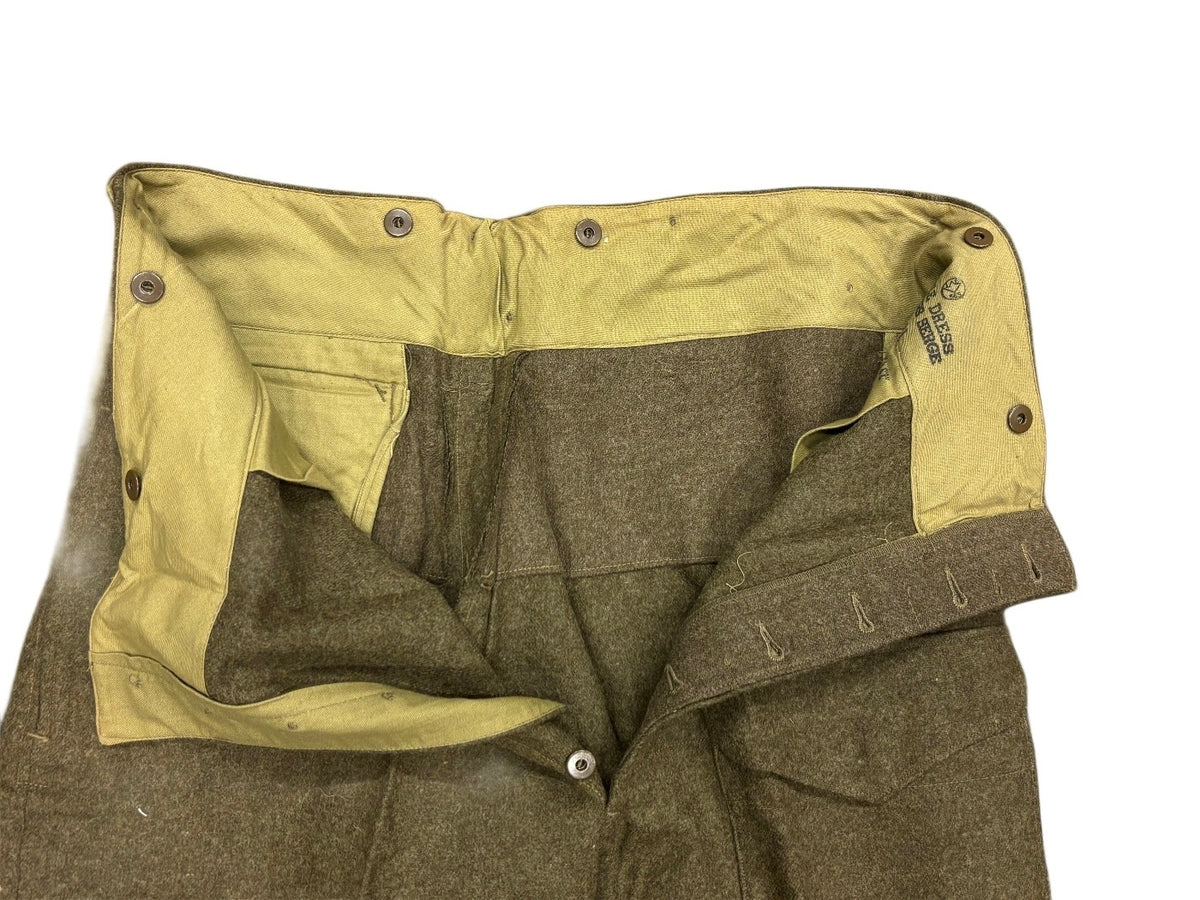 Canadese Battle Dress Broek Wol 1952 - Size No. 31 (XXL)