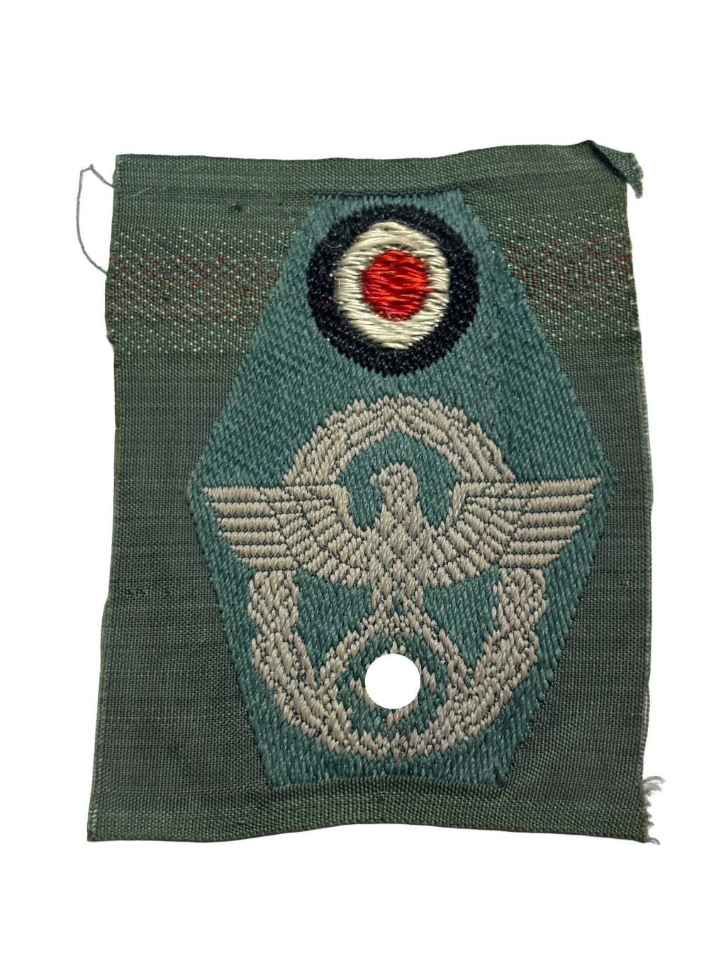 Original German Police M43 BeVo cap eagle with cockade WWII