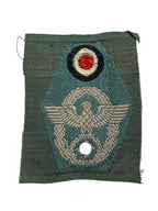 Original German Police M43 BeVo cap eagle with cockade WWII