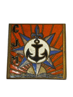 Zeldzaam Frans geëmailleerd CJM-insigne - Vichy