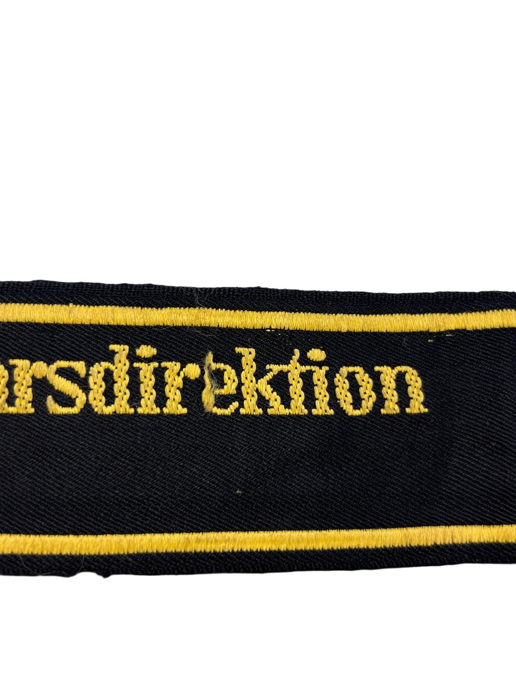 Bande de bras Wehrmacht-Verkehrsdirektion Brüssel Seconde Guerre mondiale