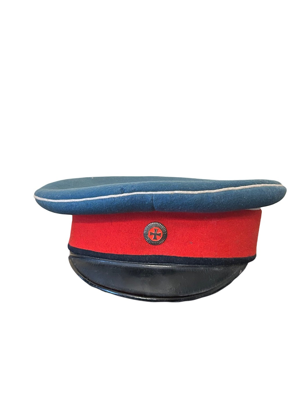 Duitse WW1 Pruisische Landwehr / Reserve Schirmmütze 1915