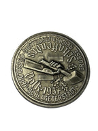 Great Reich Exhibition Düsseldorf "Creative People" – Schlageter City 1937 Badge