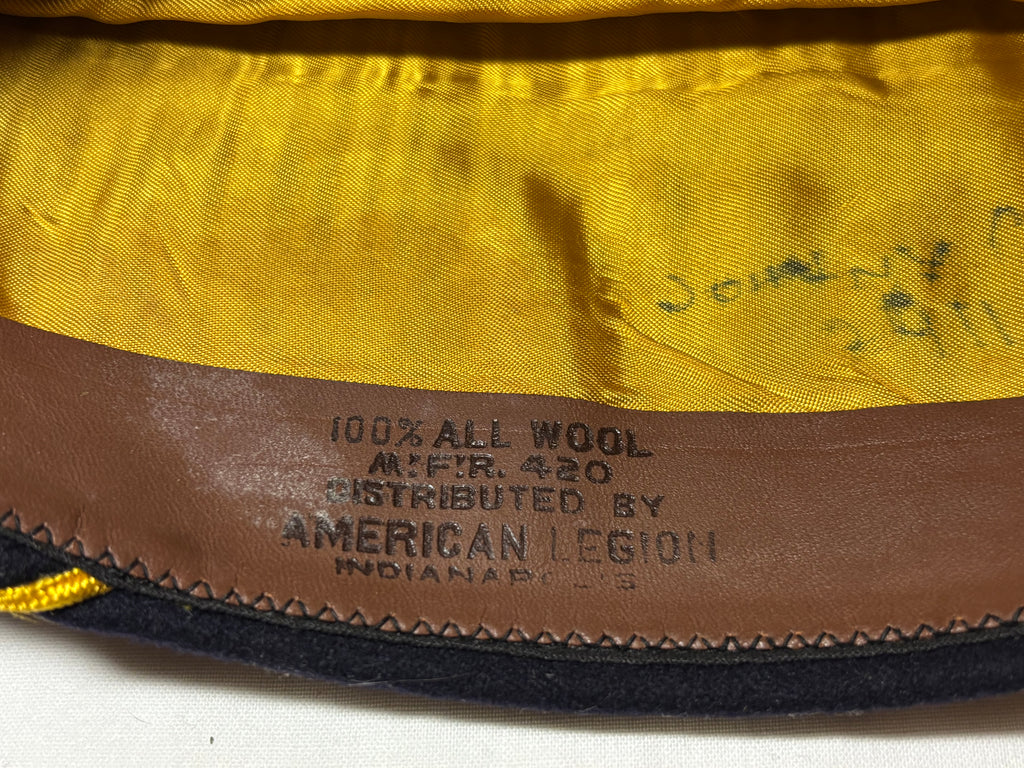 WWI American Legion Garrison Cap with Shipping Envelope (1944)