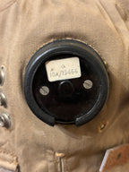 Casque de vol original anglais de type D de la Royal Air Force (RAF) Seconde Guerre mondiale