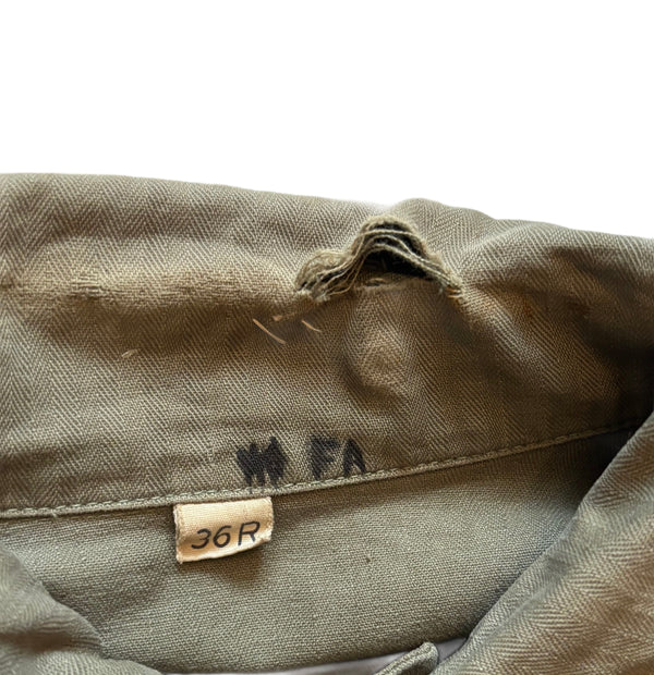 US Army HBT combat shirt WW2 hover image