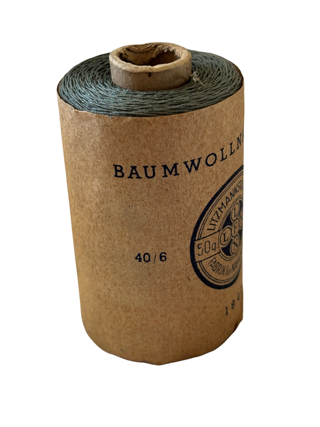 German sewing thread WWII 50g