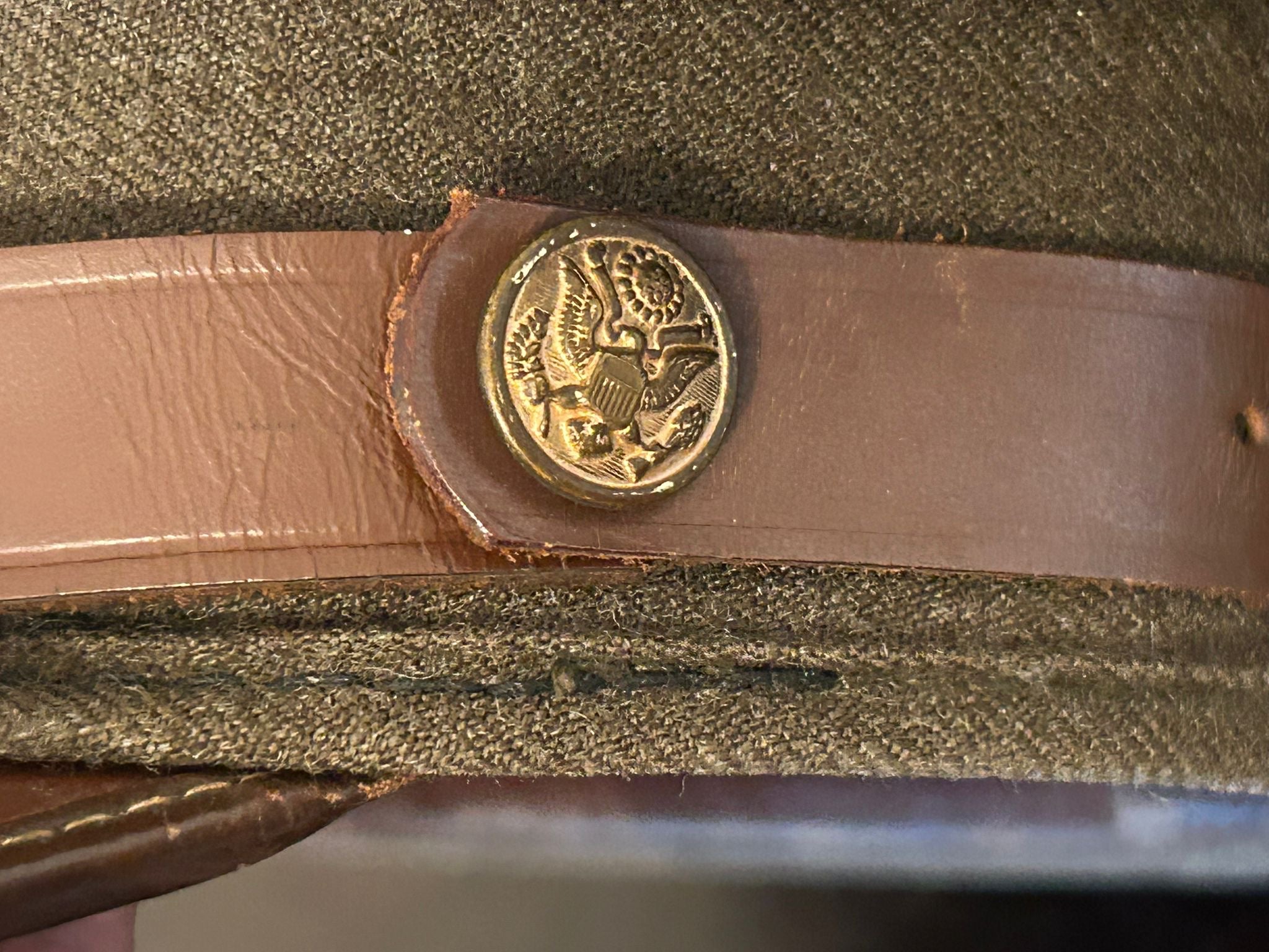 WW2 US EM/NCO Visor Cap