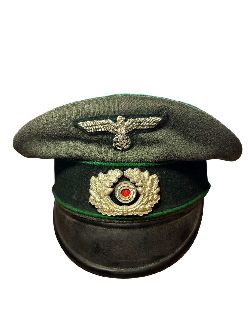 Officier Allemand Schirmmütze Jäger Grobe 56 WW2