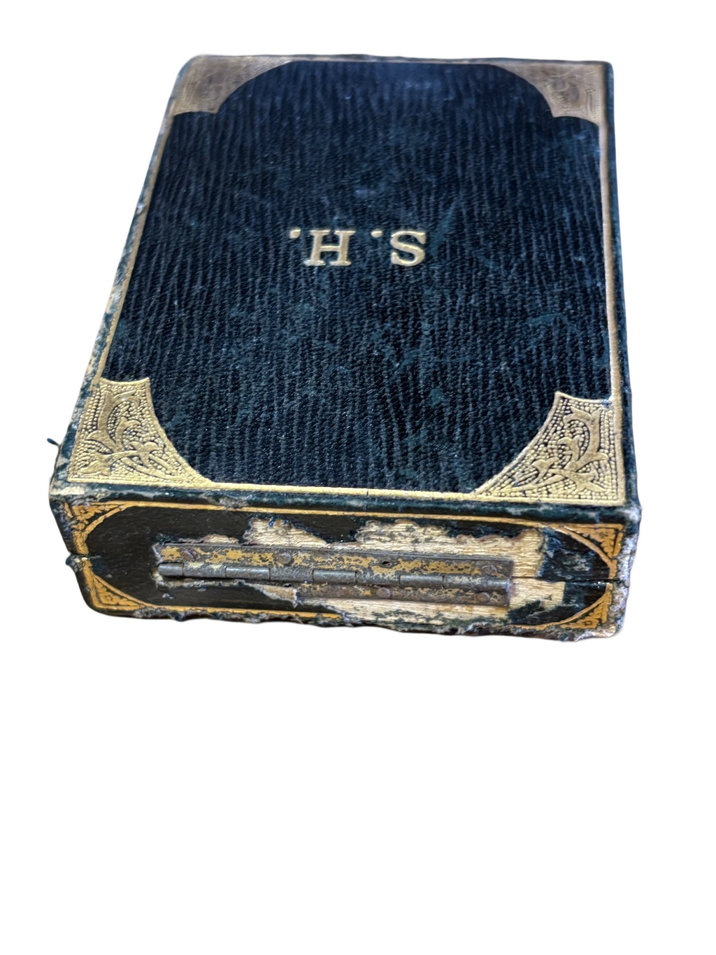 Antique French watch box ca. 1900 J. Auricoste Paris