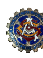 Vintage geëmailleerde “Automobil Club der Schweiz” plaquette
