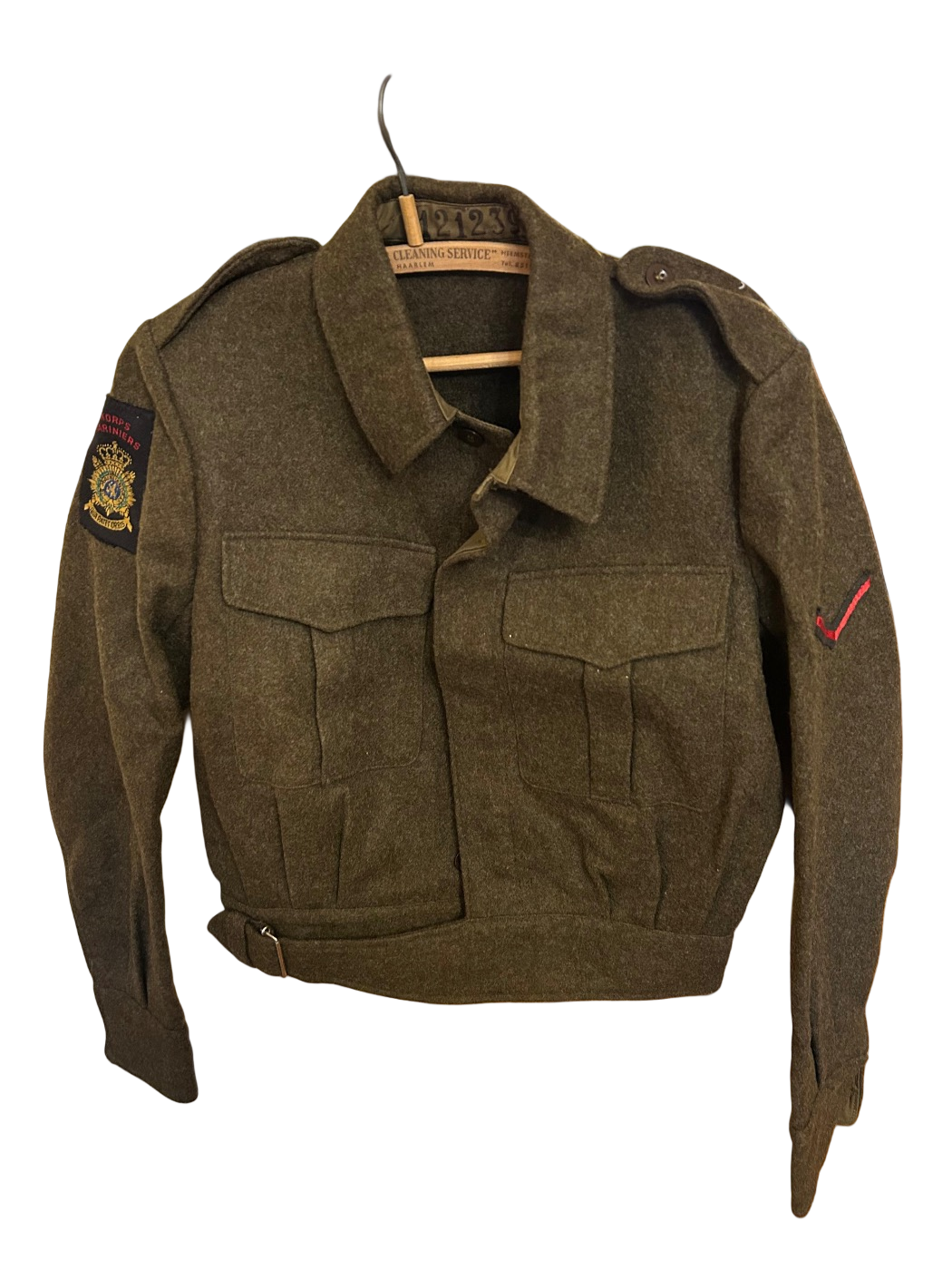 Korps Mariniers Battle dress jaren 50