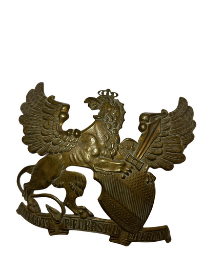 Baden Pickelhaube Helmplaat M1891 Officiersuitvoering