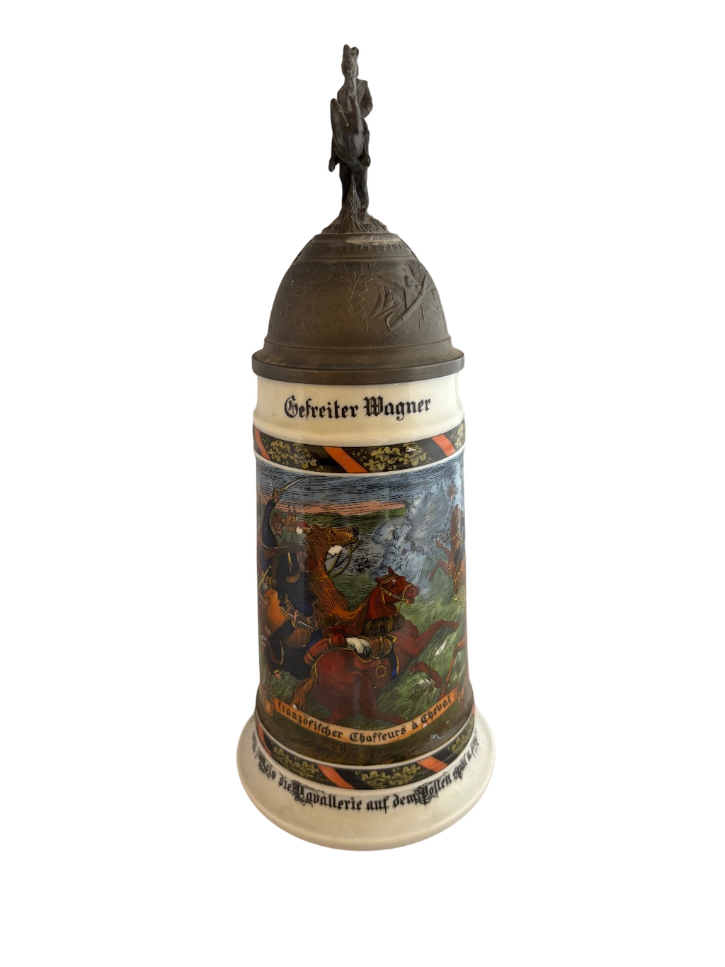 German reservist beer stein