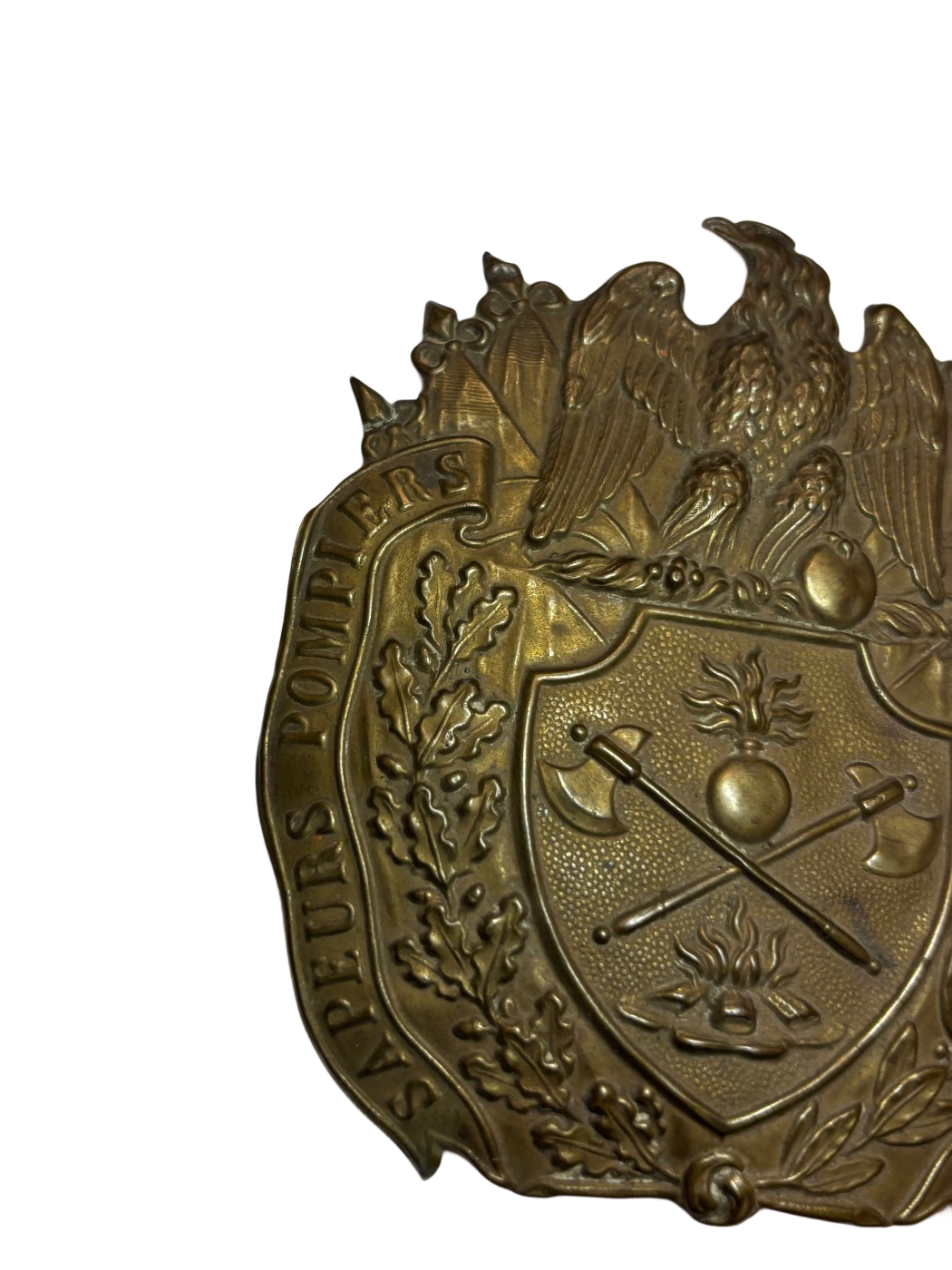 Sapeur Pompiers de Ducey helmplaat M1852