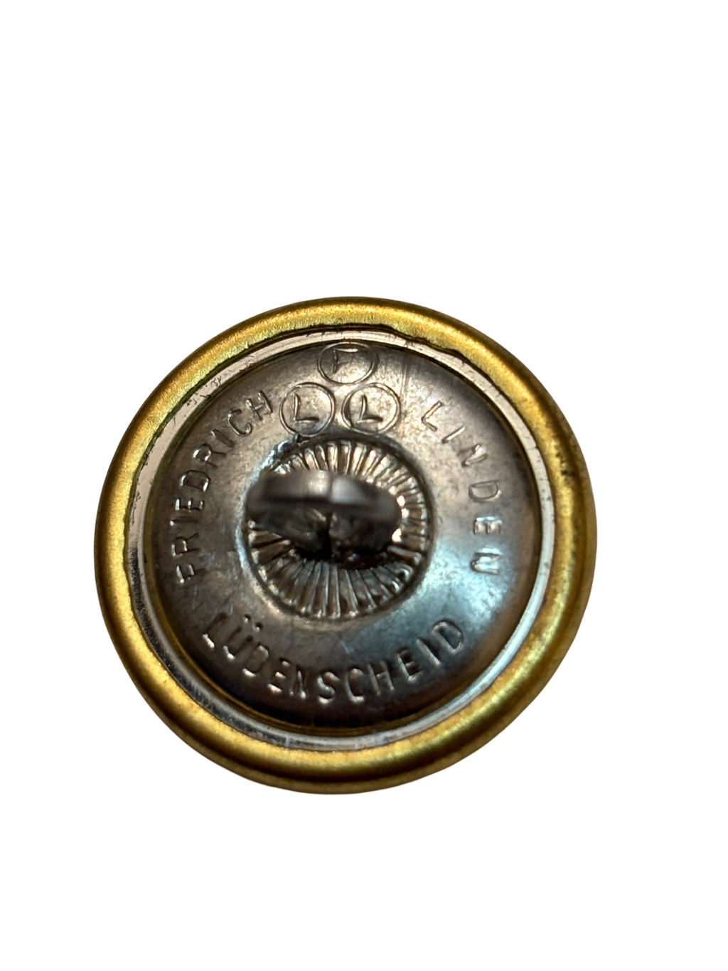 Wehrmacht uniform button 20mm - Friedrich Linden Lüdenscheid FLL