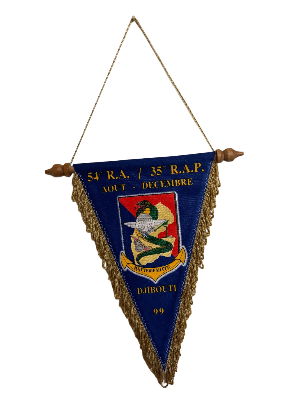 French military pennant Djibouti 1999