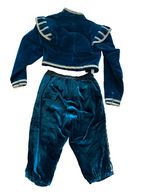 Antique French velvet theater costume, ca. 1940
