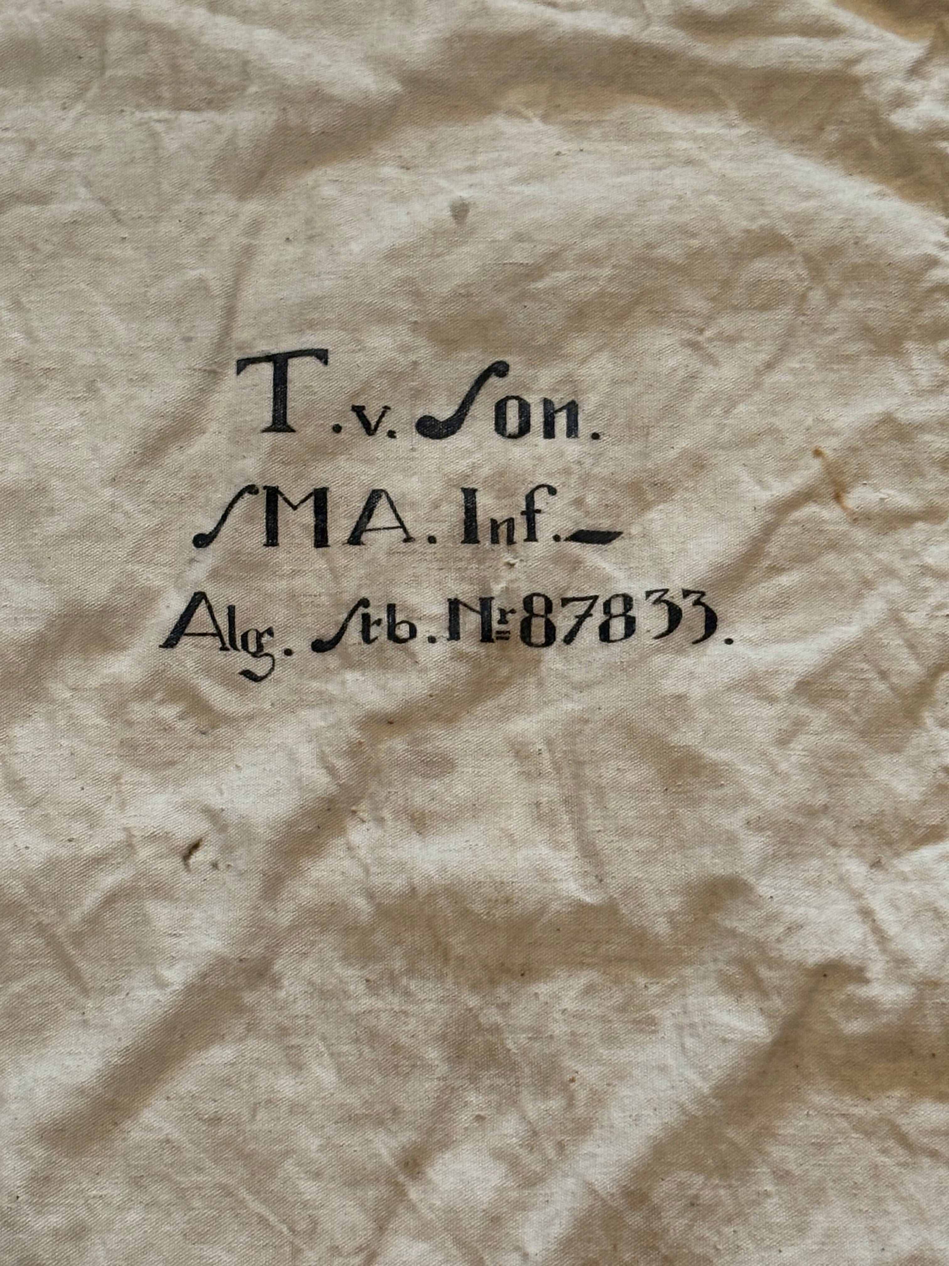 KNIL Postzak Infanterie SMA