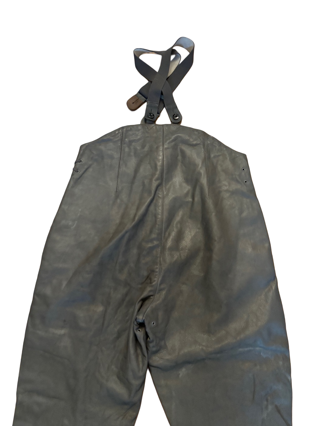 Bundeswehr Air Force leather motorcycle trousers / overpants size 54 (XL)