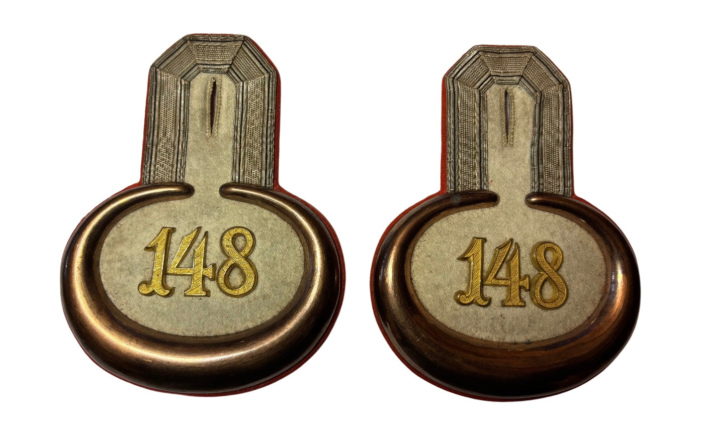 1 paar Saksische epauletten rond 1900