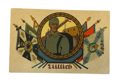 Duitse ansichtkaart  Lüttich 1914