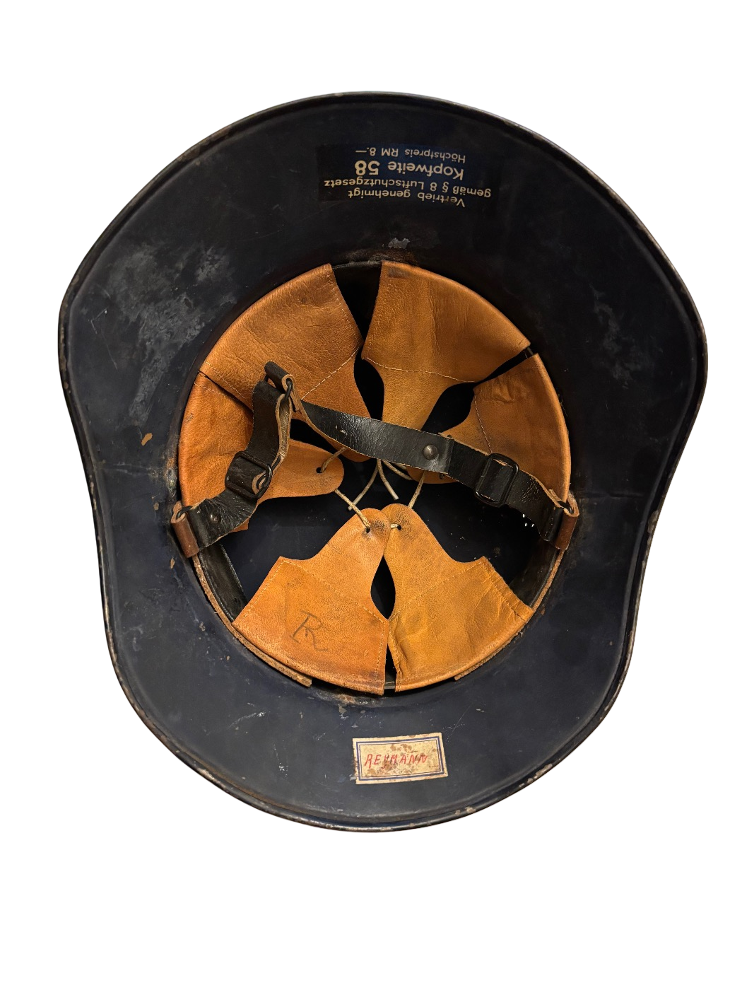 Casque de protection aérienne allemand (Luftschutz) Seconde Guerre mondiale