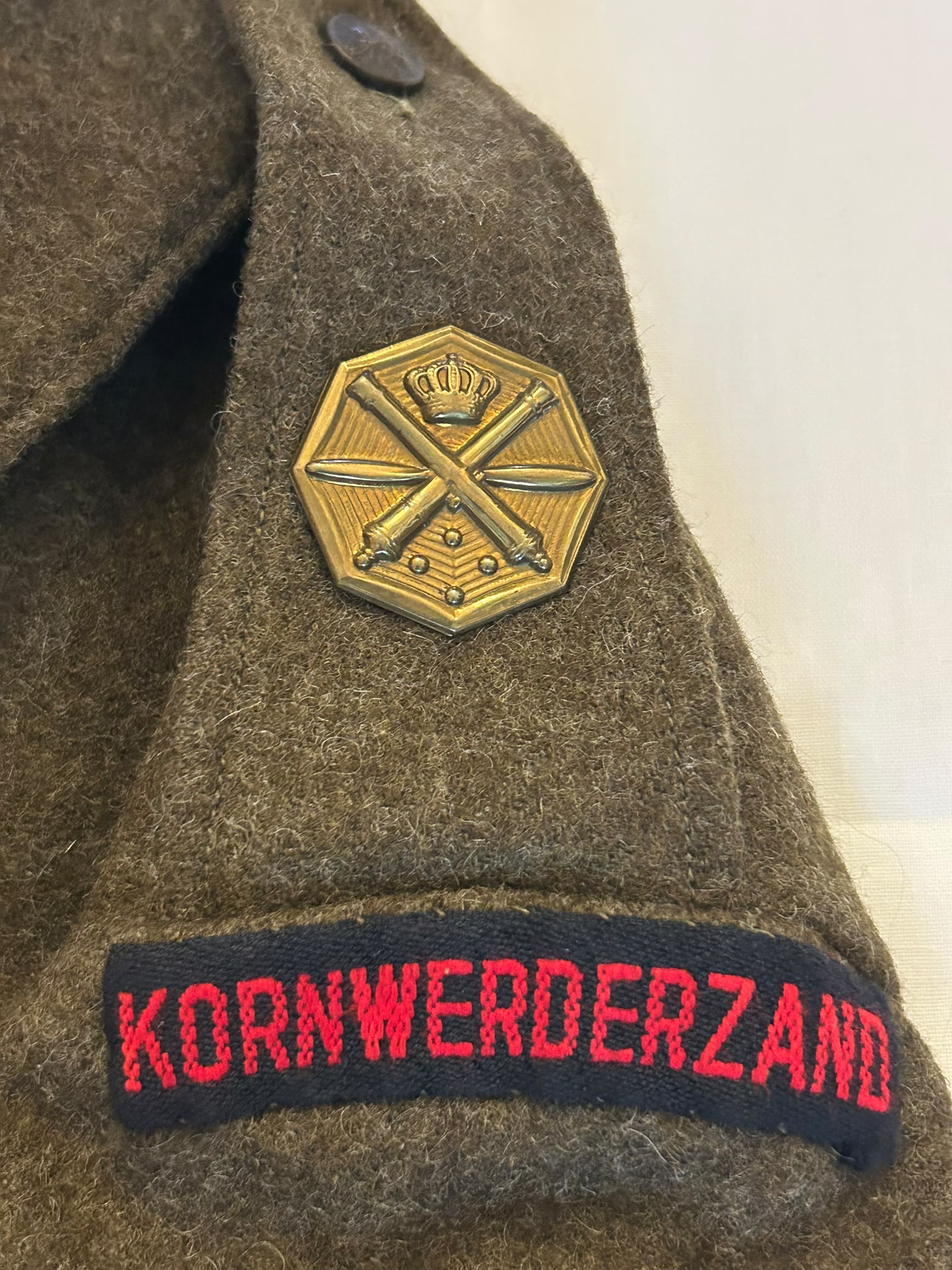Battle dress jekker Kornwederzand 50 er jaren ,maat 48