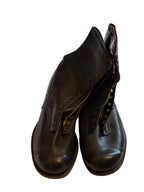 BDM zwart lederen veterlaarzen WW2