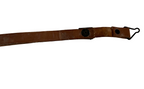 Brown leather helmet strap USM1
