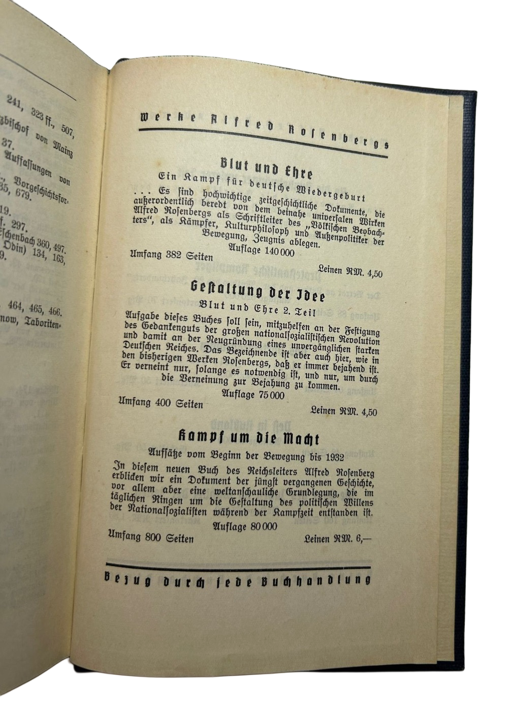 Boek Alfred Rosenberg Der Mythus des 20 Jahr hunderts