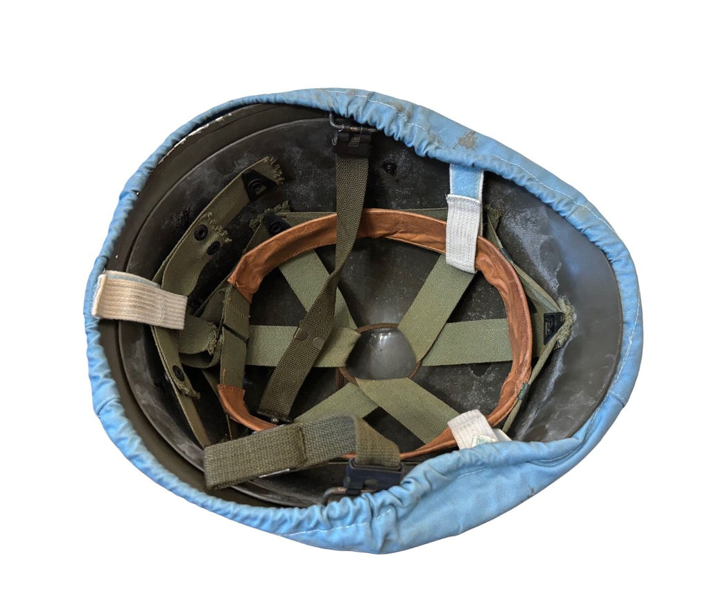 Belgian ABL helmet with UN helmet cover