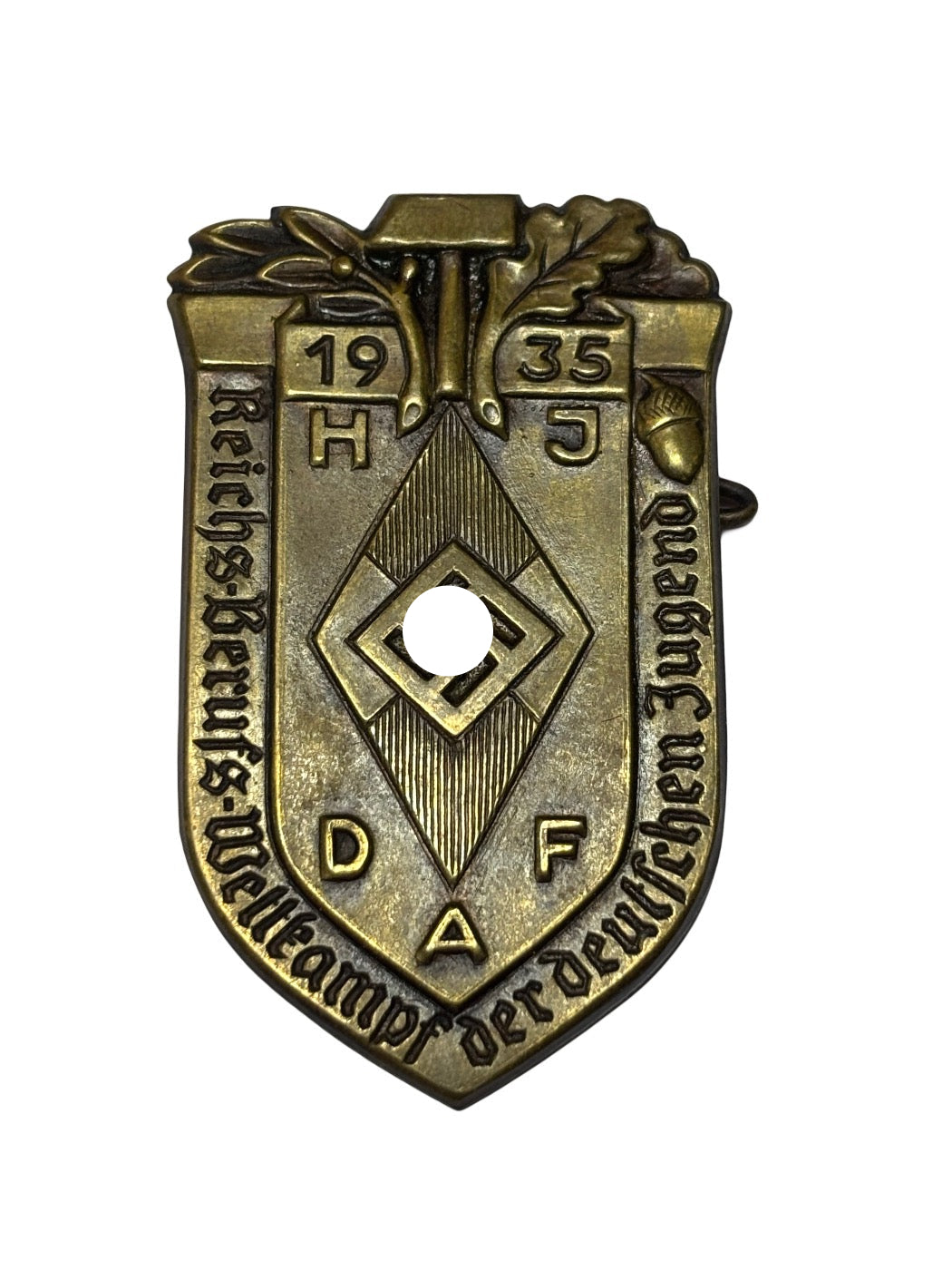Hitlerjugend pin Reichsberufswettkampf der Deutsche Jugend 1934