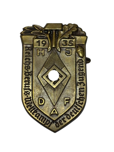 Hitlerjugend pin Reichsberufswettkampf der Deutsche Jugend 1934