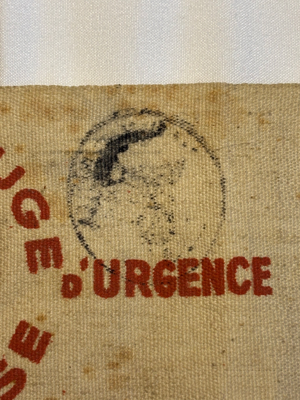 French Red Cross armband WWII dated
